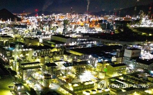 여수산단 야경