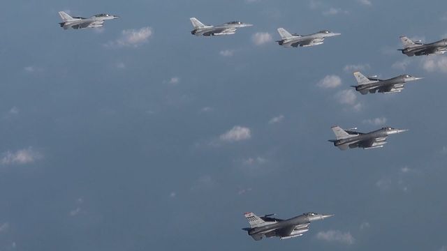 한미 대규모 연합 공중훈련 실시 