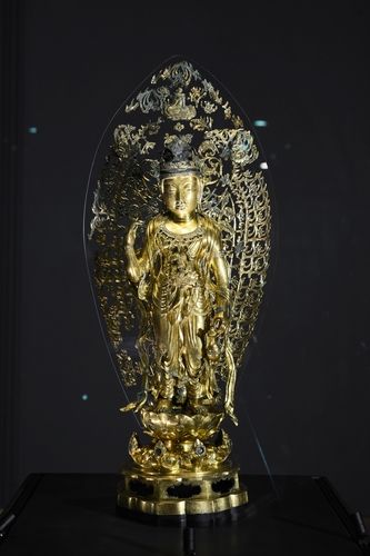 보물 지정 예고된 '양양 선림원지 출토 금동보살입상'