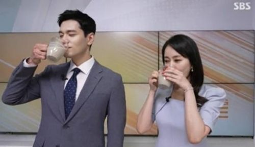 SBS '모닝와이드' 간접광고 방송 화면