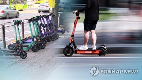 전동 킥보드 타다가 다친 환자 75%, '헬멧 미착용'