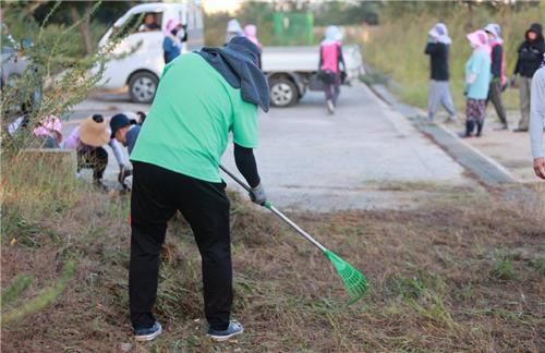 제초 봉사활동하는 진보당