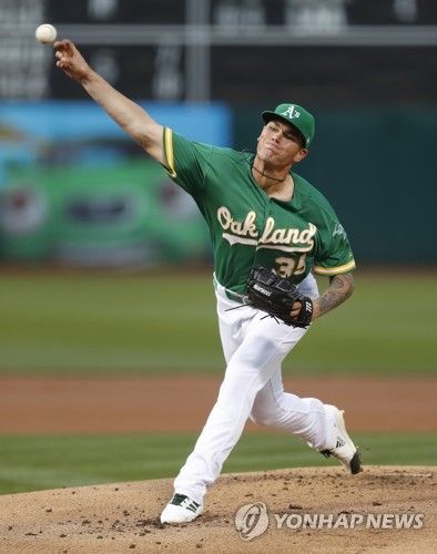 오클랜드 소속 시절 에런 브룩스