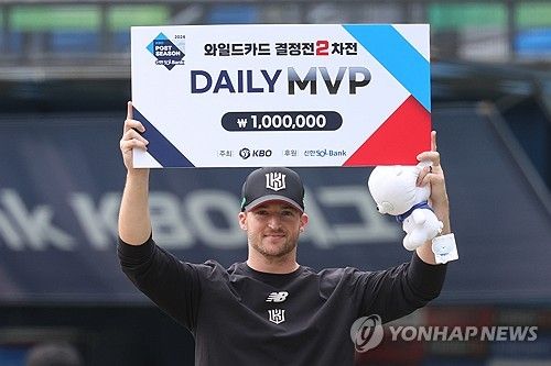 와일드카드 결정 2차전 데일리 MVP 벤자민