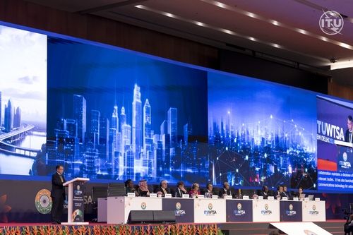 지난달 인도에서 열린 세계전기통신표준화총회