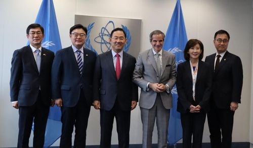 국제원자력기구(IAEA) 사무총장 만난 국회 대표단 