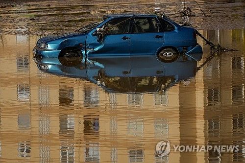스페인 발렌시아 홍수 
