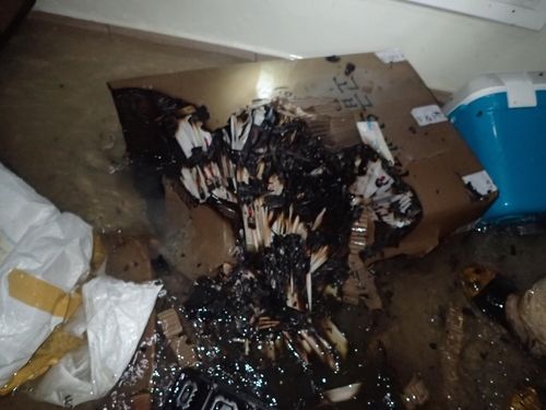 담뱃불 추정화재