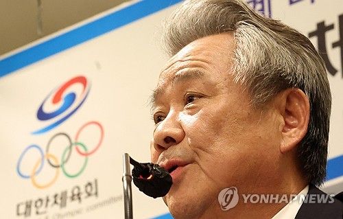 이기흥 대한체육회장 기자회견
