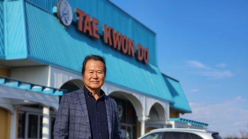 2021년 트럼프 만난 최응길 국기원 美버지니아주 지부장 