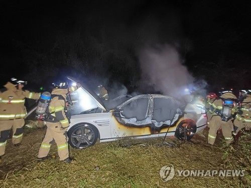 피해자 승용차 불태우고 증거인멸 시도