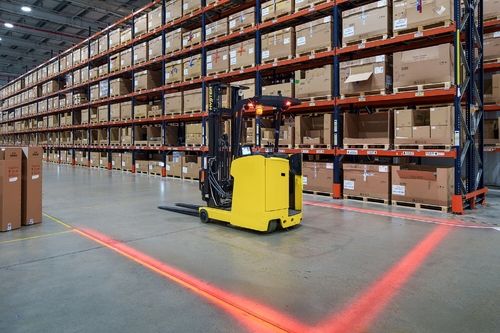 BMW 부품물류센터 내부