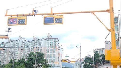 용인시, 정지선 위반 알림 시스템 설치