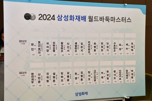2024 삼성화재배 32강 대진