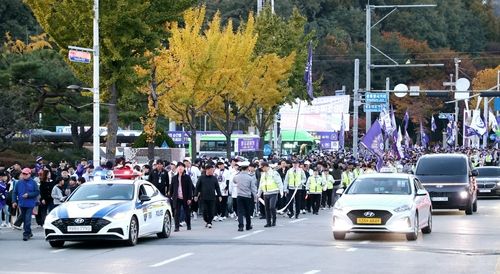 FC안양 1부 리그 승격 축하 거리 퍼레이드