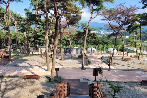 남원시 교룡공원 '숲속 야영장'