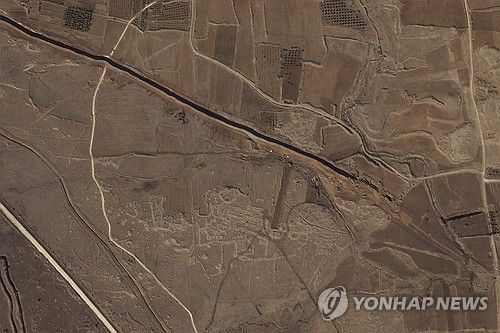 시리아 골란고원 위성사진