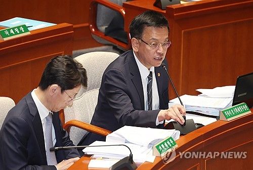 답변하는 최상목 부총리