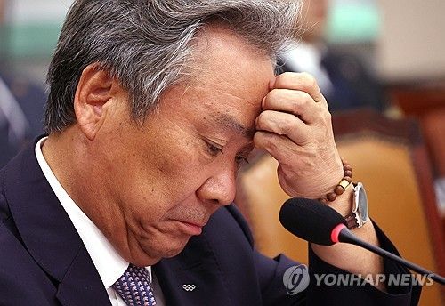 이기흥 회장의 고심