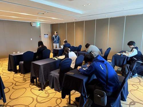 울릉고 수험생들 수능 준비 중