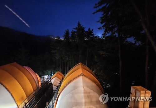 캠핑장 야간경관