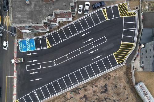 주차장으로 탈바꿈한 자투리땅