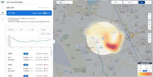 경기도내 148개 지점 '방문자 현황지도' 개방