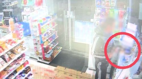 범행 현장 폐쇄회로(CC)TV 화면