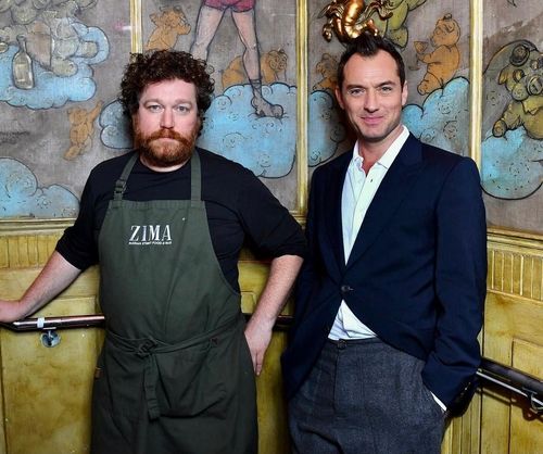 2016년 알렉세이 지민과 배우 주드 로