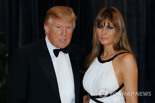결혼 후인 2011년 5월 트럼프 부부