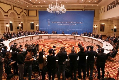 아스타나서 열린 시리아 관련 국제회의