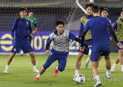 이강인의 실전같은 드리블