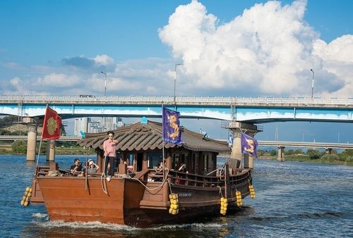 나주 황포돛배 [사진/성연재 기자]