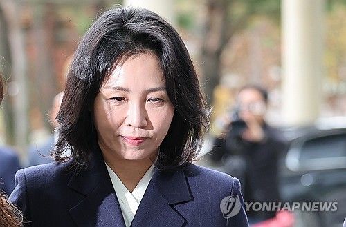 1심 선고공판 출석하는 김혜경 씨