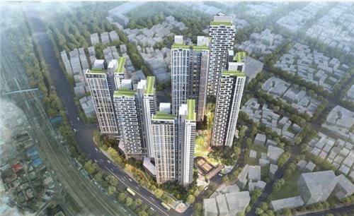 천안 사직구역 재개발사업 조감도