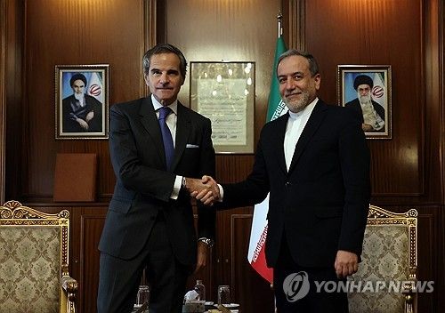 이란 찾은 IAEA 사무총장