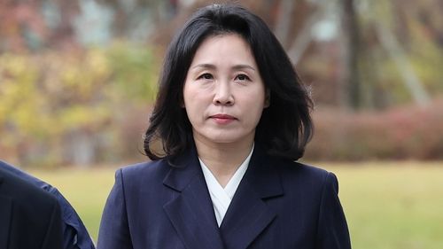 공직선거법 위반 혐의 선고공판 출석하는 김혜경 씨