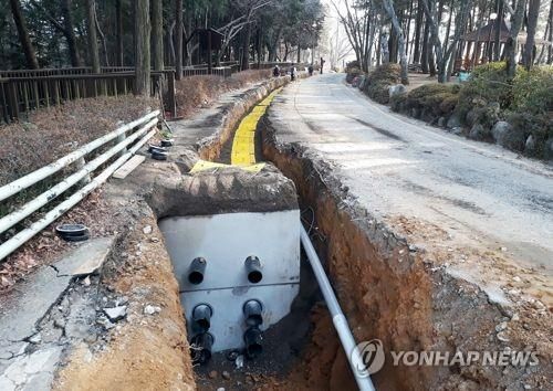 전선지중화 공사