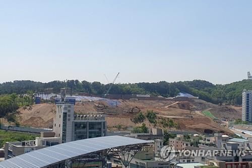 포항 아파트 건설 현장