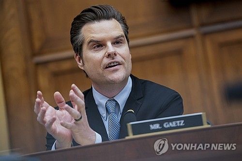 성 비위 혐의를 받고 있는 맷 게이츠 법무부 장관 지명자