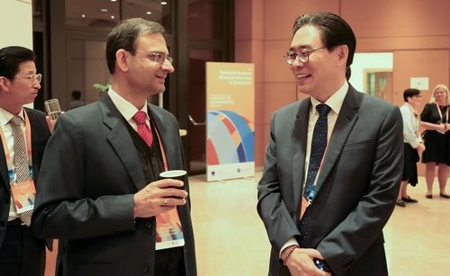 환담하는 강민수 국세청장