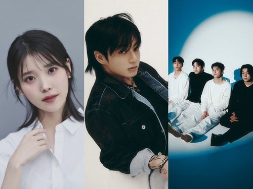 왼쪽부터 아이유·BTS 정국·데이식스