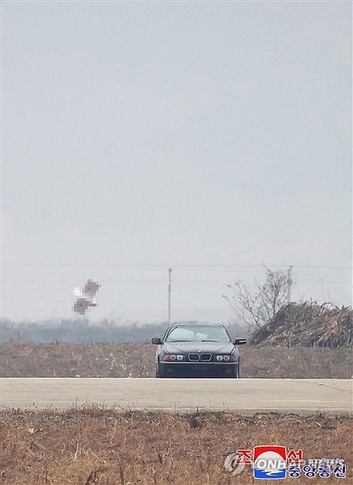 북한 김정은, 자폭공격형 무인기 성능시험 지도