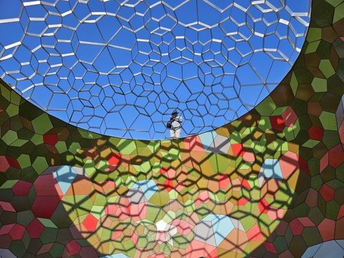 전남 신안군 도초도에 설치된 올라푸르 엘리아손의 '숨결의 지구'[독자 제공. 재판매 및 DB 금지] 