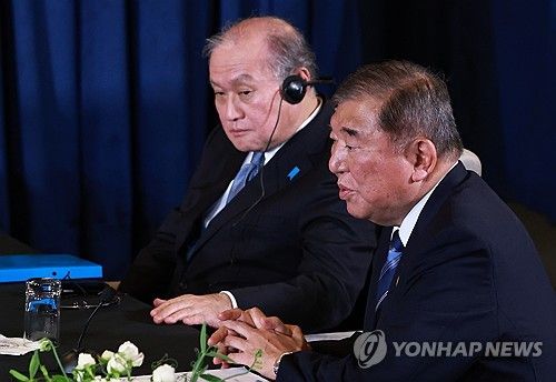 이시바 시게루 일본 총리, 한미일 정상회의 발언