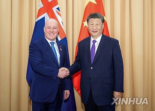 중국 뉴질랜드 정상회담