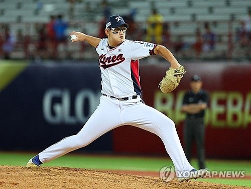 역투하는 김서현