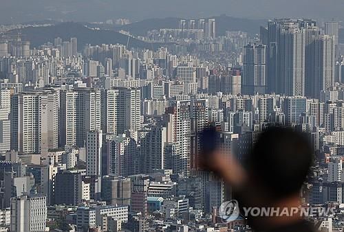 남산에서 바라본 서울 아파트 모습 [연합뉴스 자료사진]