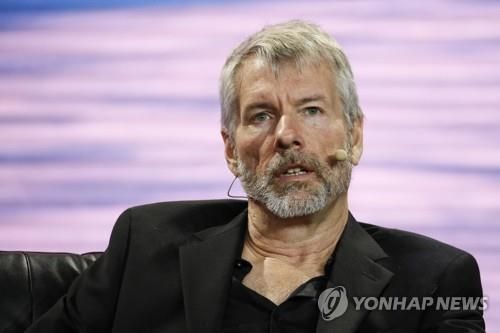 마이크로스트래티지의 마이클 세일러 회장 