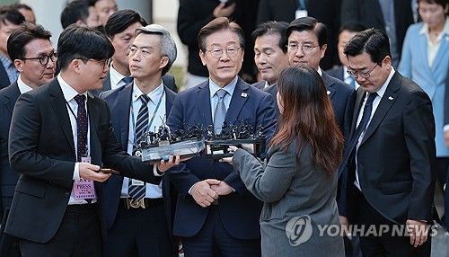 선거법 위반 1심 징역형 집유 선고 받은 이재명 대표